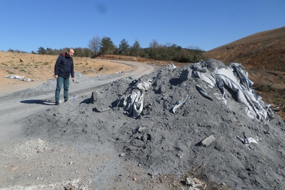 Gebze’de kaçak atığı döken firma cezalandırıldı 