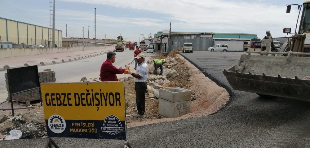 Gebze’de üst yapı çalışmaları sürüyor 