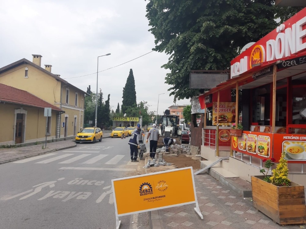 Gebze’de üst yapı çalışmaları sürüyor 