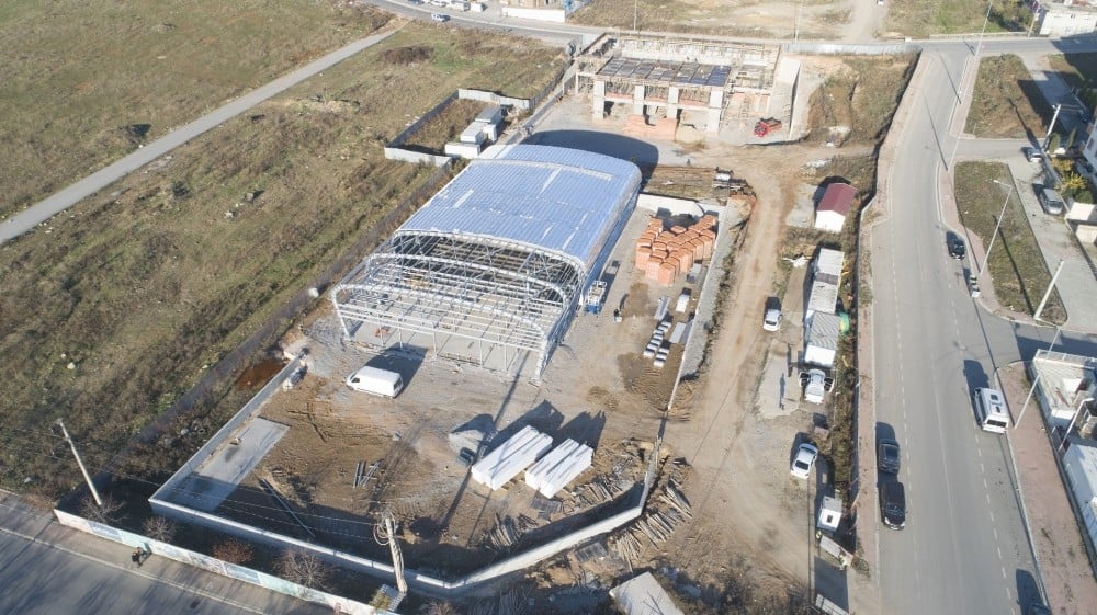 Gebze’nin yeni spor kompleksi yükseliyor 