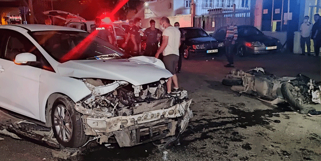 Gece vakti feci kaza! 1'i ağır 2 yaralı