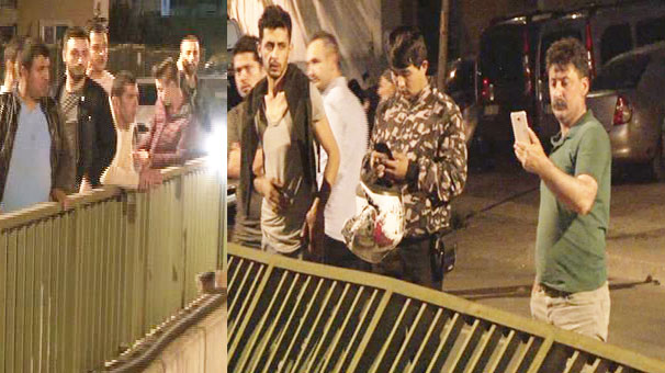 Gece yarısı Ümraniye'de yaşandı! İzlemek için sıraya girdiler