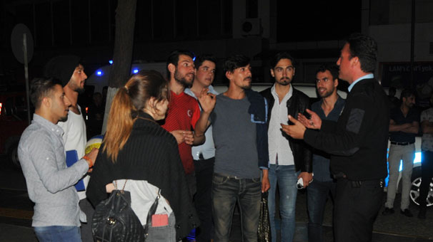 Gece yarısı utandıran görüntü!