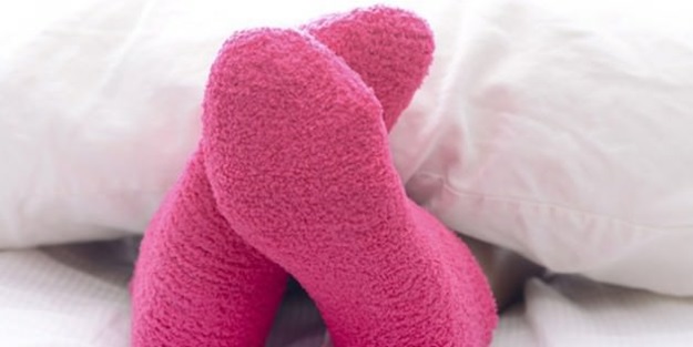 Geceleri sakın çorapla yatmayın!