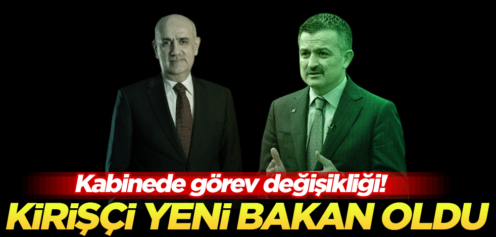 Gecenin flaş haberi Resmi Gazete’den geldi: Vahit Kirişçi Pakdemirli’nin yerine geldi!