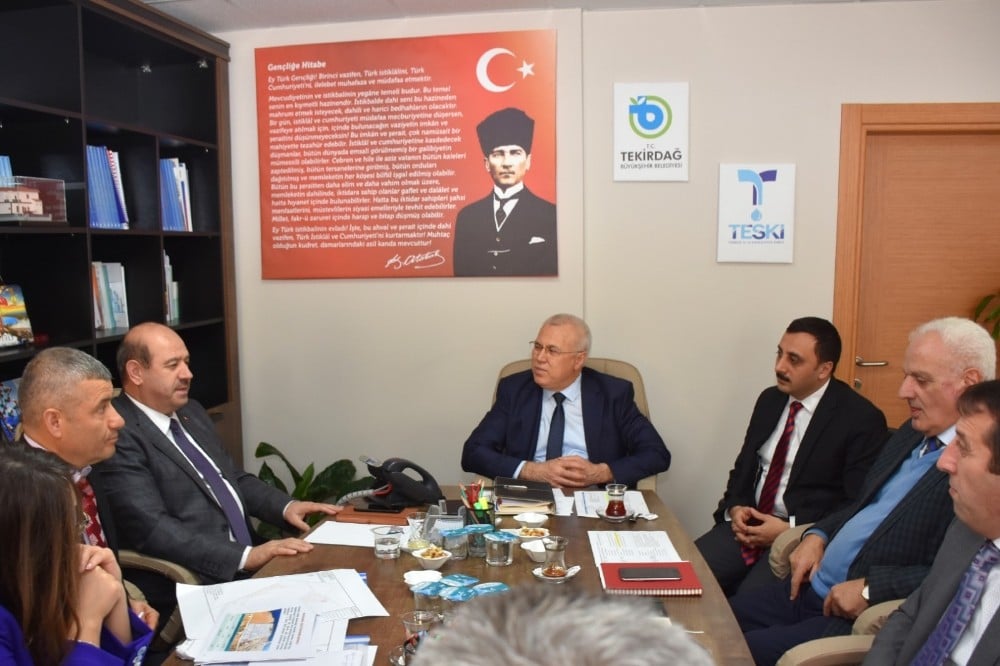 Geçici Barınma Merkezi alanlarına ilişkin TESKİ’de toplantı 