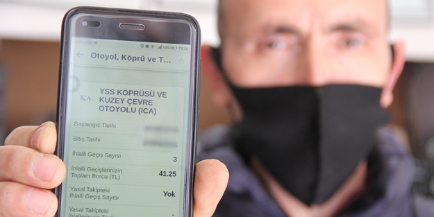 Geçmediği köprüden ceza yedi! Hem de 3 kez