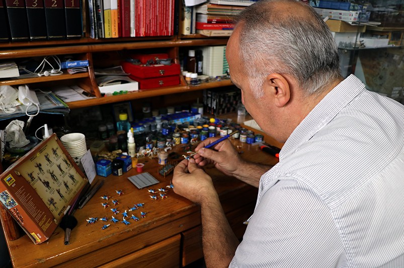 Geçmişe üç boyutlu yolculuk! Tarihi “diorama” ile canlandırıyor