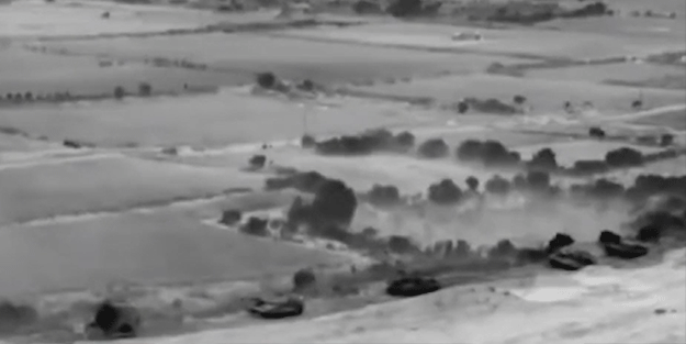 Geldikleri gibi kaçtılar! Siyonist tankları böyle topukladı