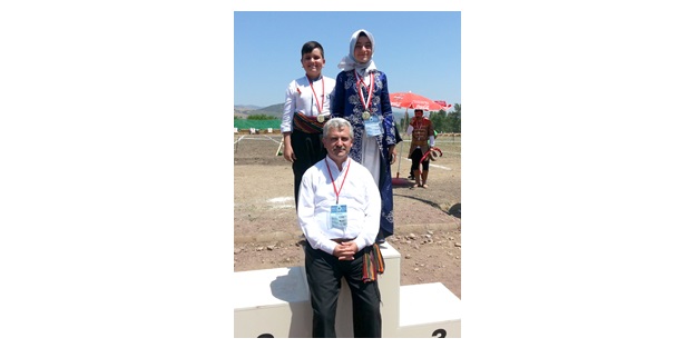 Geleneksel okçulukta madalyalar Konya'da...