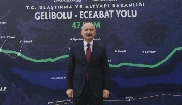 Gelibolu-Eceabat bölünmüş yolunda geri sayım başladı