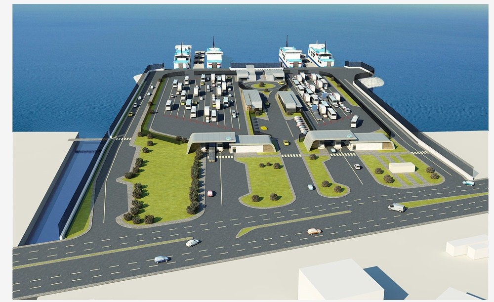 Gelibolu Yeni Feribot Terminali’nde deniz taş dolgusuna başlanıyor 