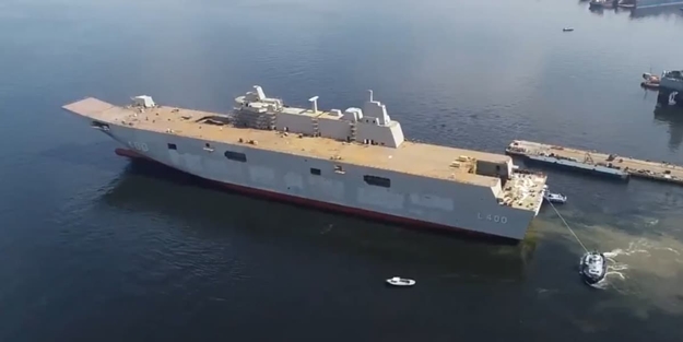 Gemi Bilgi Dağıtım Sistemi TCG Anadolu'ya entegre edilmek üzere teslim edildi