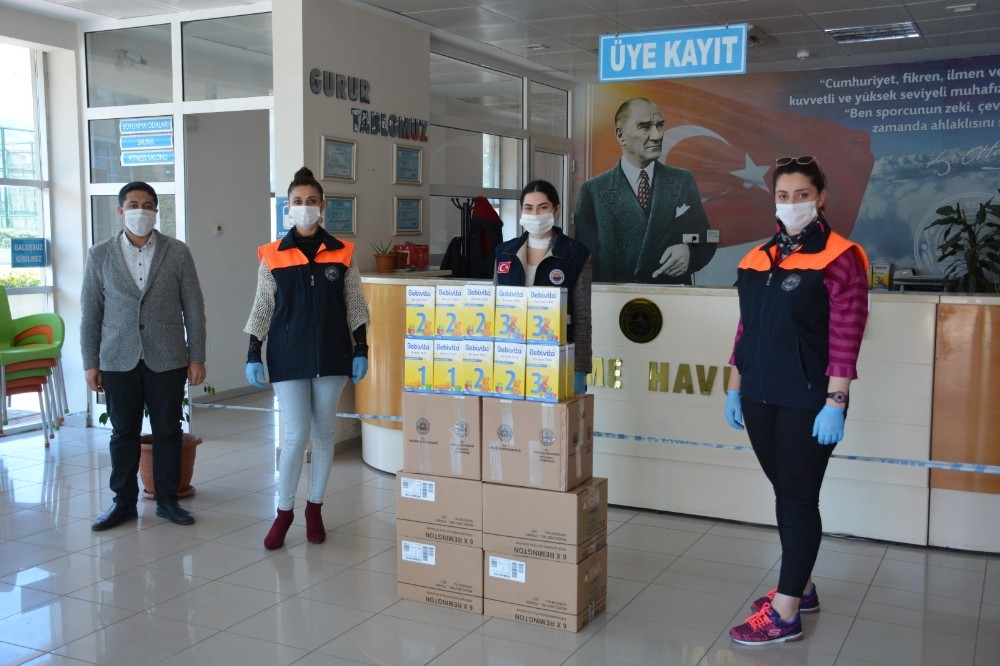 Gemlik Belediyesi’nden bebek maması desteği 