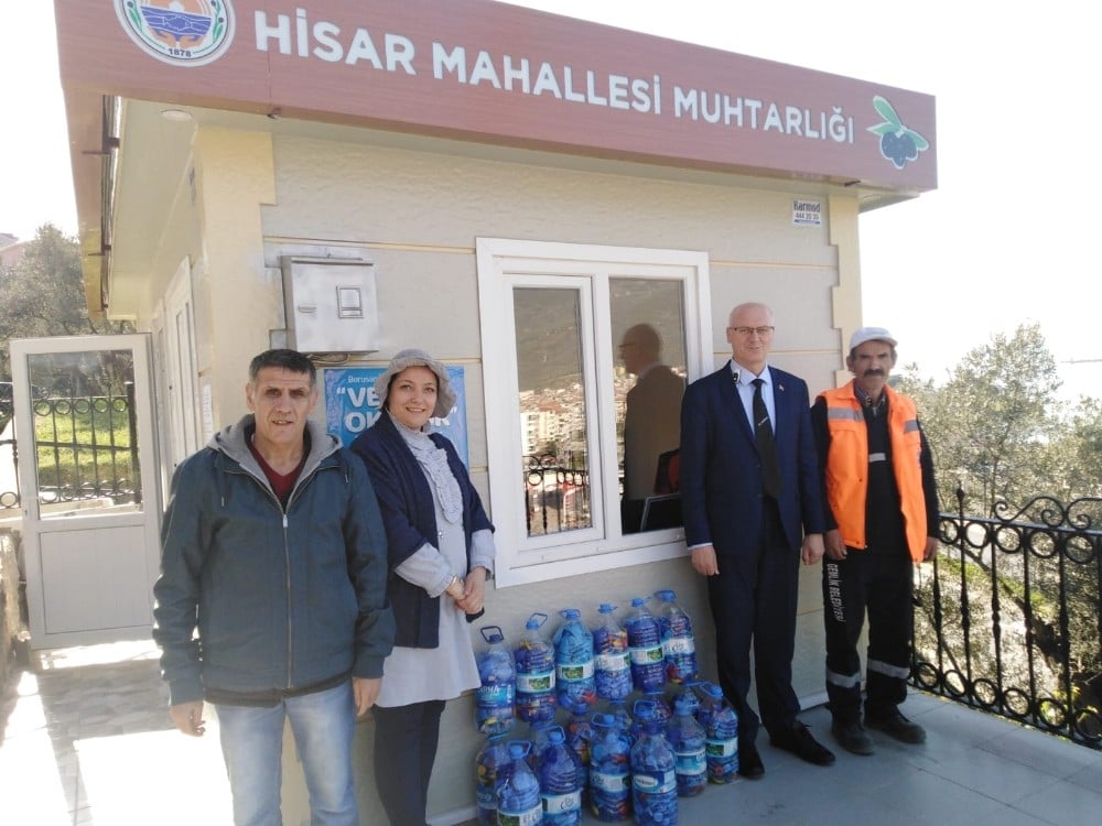 Gemlik Hisar Mahallesi’nde mavi kapaklar umut oluyor 