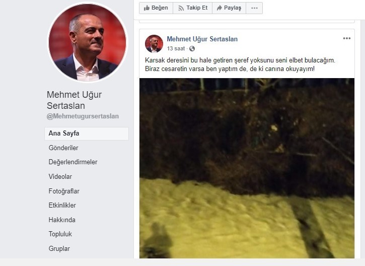 Gemlik’te Karsak Deresi beyaza büründü 