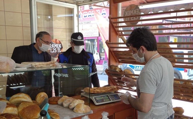 Gemlik’te zabıtadan fırın denetimi 