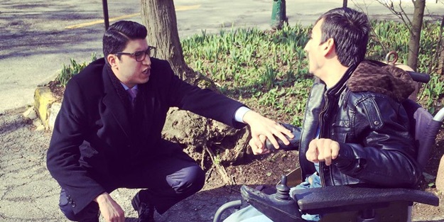 Genç aday Mustafa Alpay sahaya indi