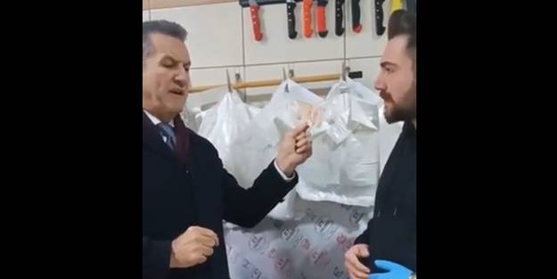 Genç esnaf yakasını Mustafa Sarıgül'e kaptırdı