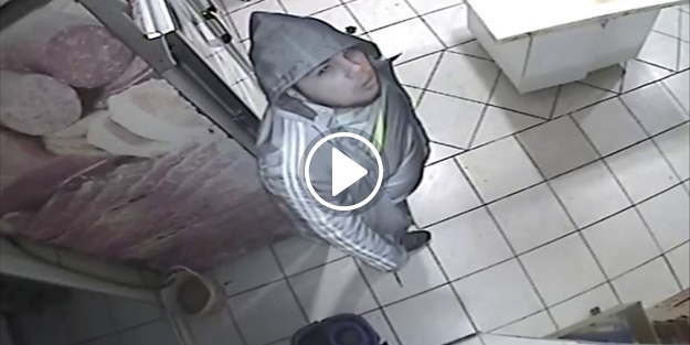 Genç hırsız öyle bir hata yaptı ki!