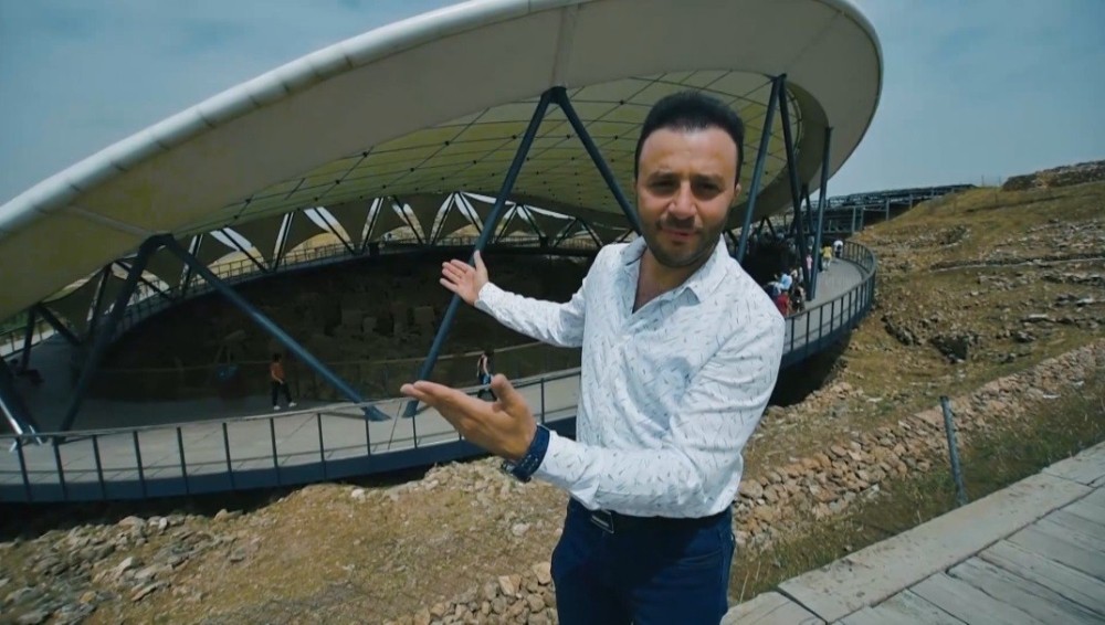 Genç iş adamı 2019 Göbeklitepe Yılı için klip çekti 