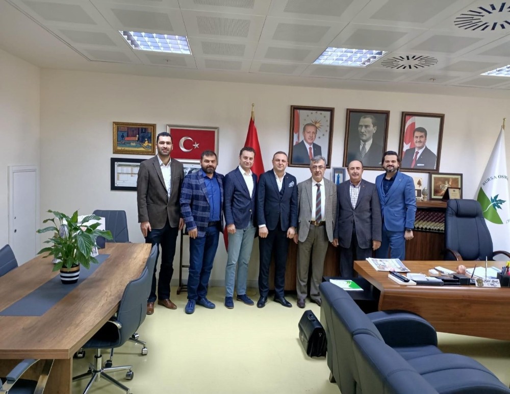 Genç işadamlarından başkanlara ziyaret 