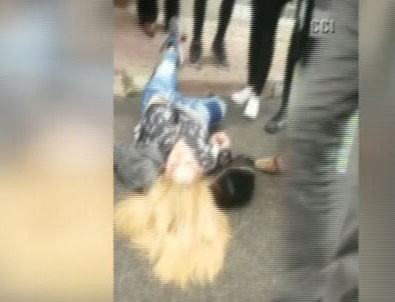 Genç kadına sokak ortasında kurşun yağmuru