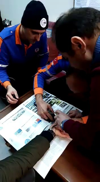 Gencin imdadına AFAD yetişti 