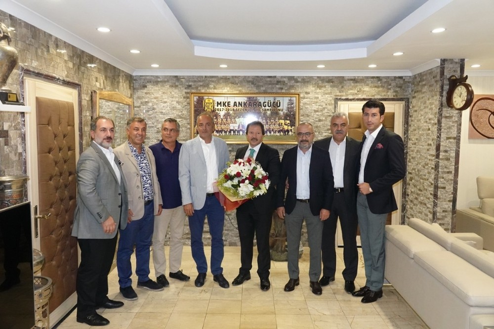 Gençlerbirliği’nden MKE Ankaragücü’ne “Hayırlı olsun” ziyareti 