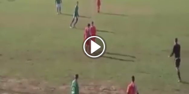 Gençlerden, ağabeylerine taş çıkartacak takım oyunu!