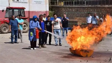 Gençlere yangın bilinci kazandırıldı, olası felaketler önlenebilir
