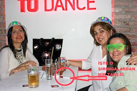 Gençlere şırınga ile saf alkol