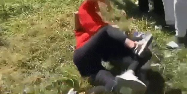 Gençlik nereye koşuyor? Liselilerden çirkin görüntüler