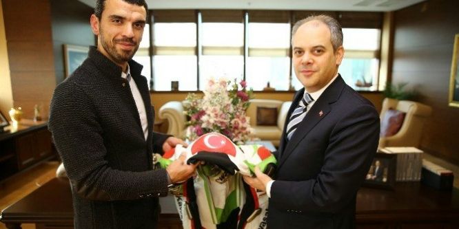 Kenan Sofuoğlu’nu ağırladı