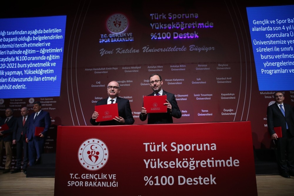 Gençlik Ve Spor Bakanlığı İle Nuh Naci Yazgan Üniversitesi arasında protokol imzalandı 