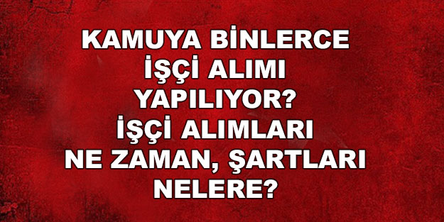 Gençlik ve Spor Bakanlığı son dakika işçi alımları ne zaman? Gençlik ve Spor Bakanlığı İŞKUR işçi alım başvuru şartları neler?