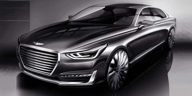 Mercedes ve BMW'nin yeni rakibi Genesis ilk defa görüntülendi!