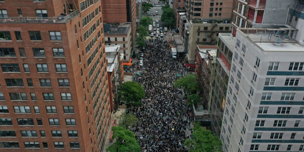 George Floyd ölüm yıl dönümünde unutulmadı
