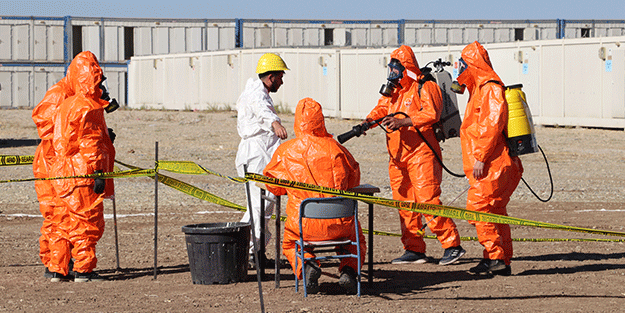 Gerçeği aratmayan tatbikat