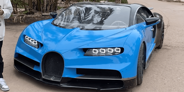 Gerçeğinden ayırt edilemeyecek kadar iyi! Çamurundan sürülebilir Bugatti yaptılar!