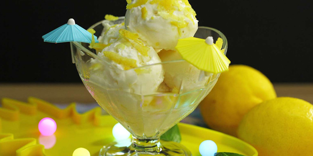 Gerçek limonlu dondurma: Asgari kadar kullanmak yetiyor! Bunu yapın, dışarda ücret ödemeyin