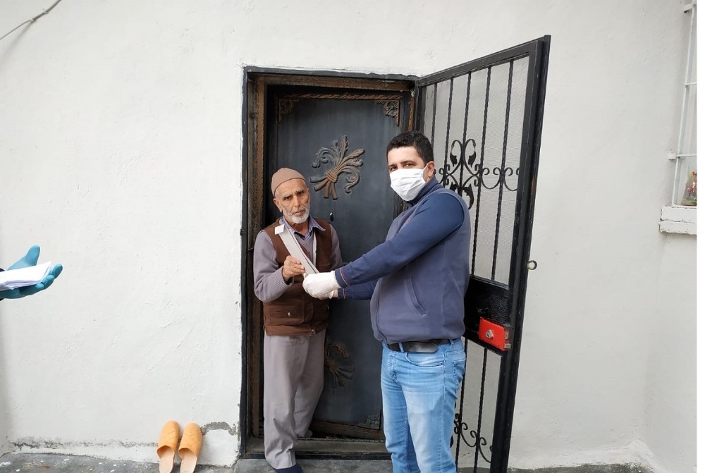 Gercüş’te sosyal destek ödemeleri evlerde yapılıyor 
