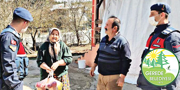 Geredeli yaşlılardan teşekkür mesajı