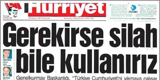 “Gerekirse silah kullanırız” demek, darbe değil de nedir?