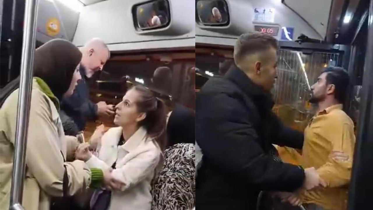 Gerginlik hat safhada! Bursa'da tıka basa dolu otobüs vatandaşları çileden çıkarttı