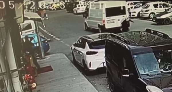 Geri geri gitti kazaya davetiye çıkarttı