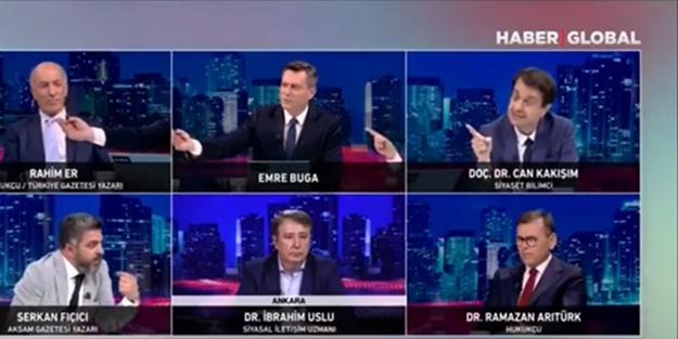 Gerilim dolu anlar! Canlı yayında 'parmak' tartışması