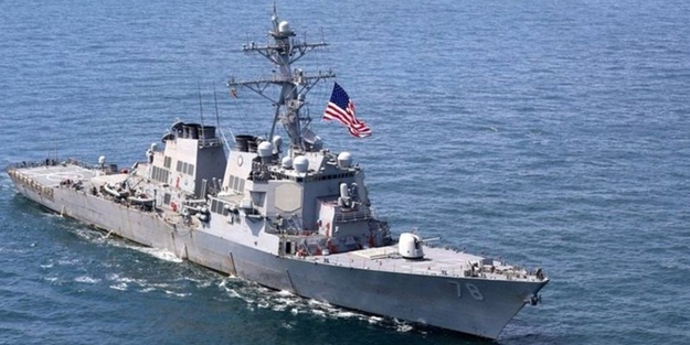 Gerilim yükseldi! ABD savaş gemisine müdahale ettiler!