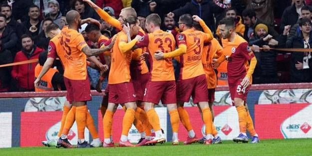 Geriye düşen Galatasaray 3 puanı aldı