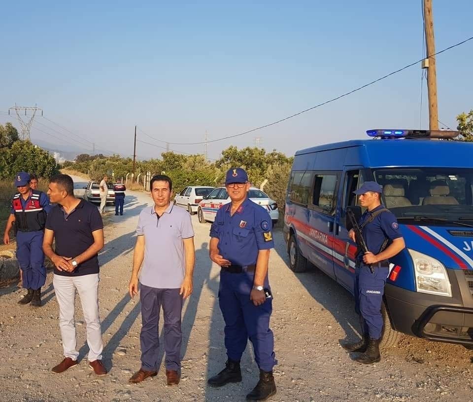 Germencik’te jandarma incir nöbetine başladı 